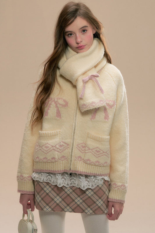 Fair Isle Strick Teenager Pullover Cardigan 