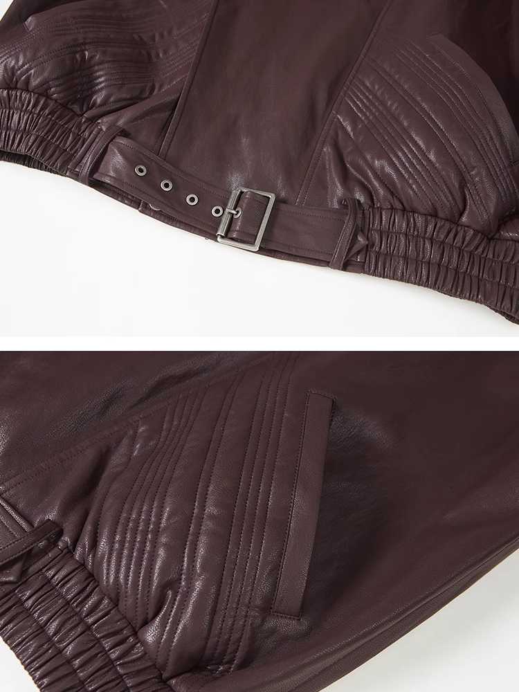 Retro leather jacket