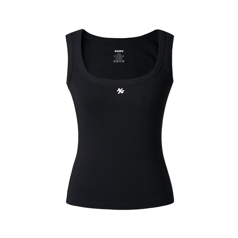 Slim U-Neck Sports Top