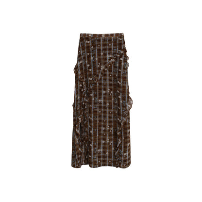 Wilderness Vintage Floral Print Skirt