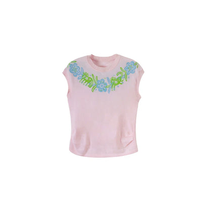 Little Horse Jacquard Cotton Top