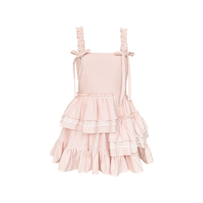 Pink Corduroy Princess Dress