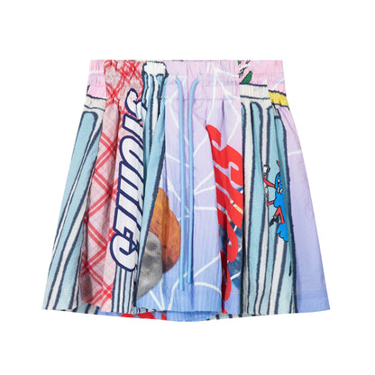 Purple Quirk Summer Shorts