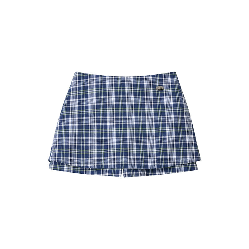 Navy A-Line Pants Skirt