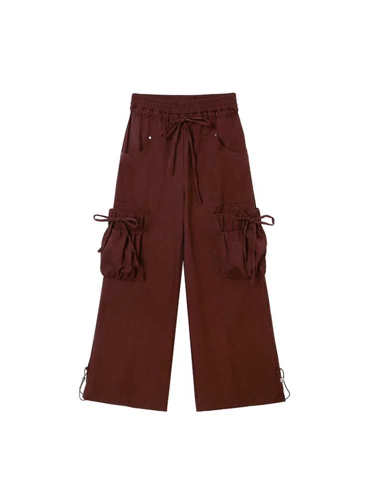 Big pocket loose pants