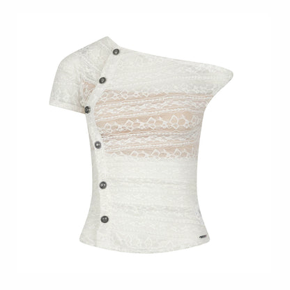Lace Off-Shoulder Top