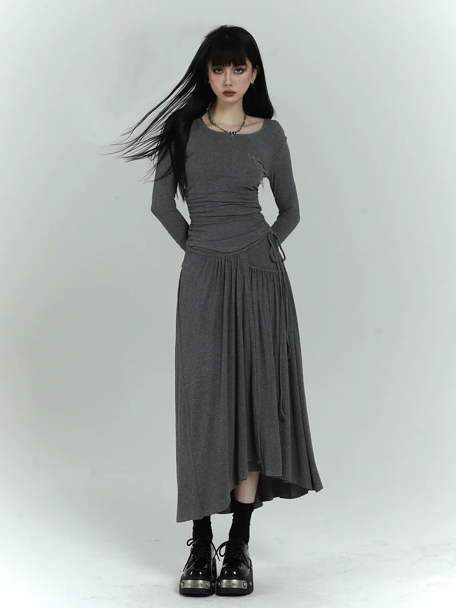 Wasteland Top Chic Unique Knit Skirt Suits