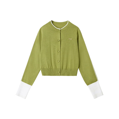 Wool Slim Fit Knit Top