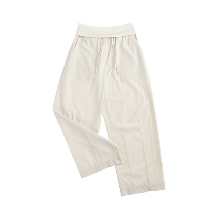 Knitted Elastic Cuffed Pants