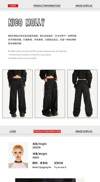 Minimalist High-Waist Wide-Leg Pants