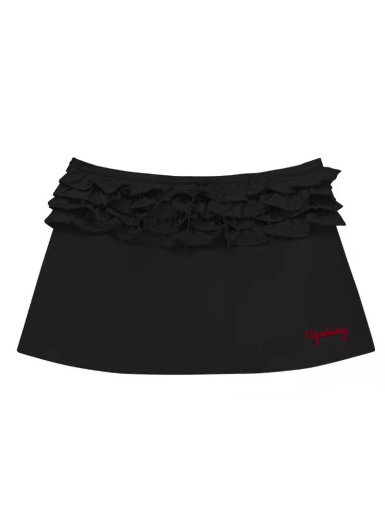 Waist short skirt