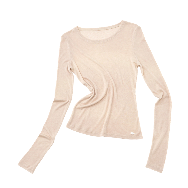 Light Tencel Wool Crew Neck T-Shirt