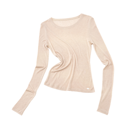 Light Tencel Wool Crew Neck T-Shirt