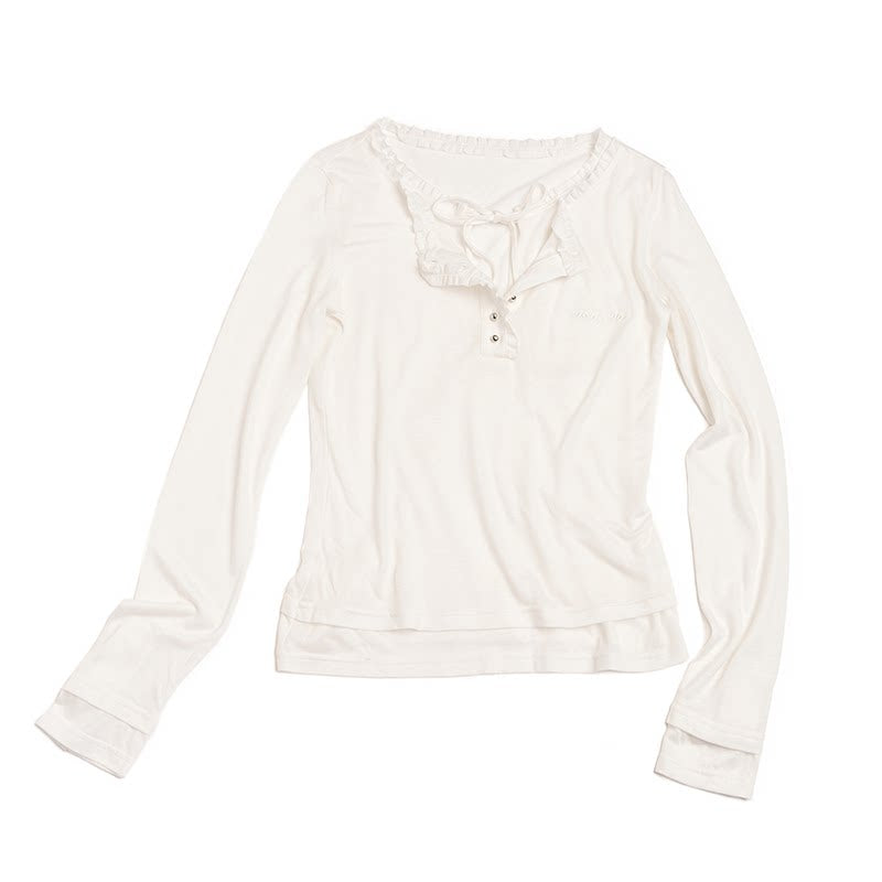 Layered Wave Lace Top