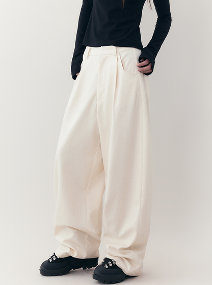 Straight Wide-leg Casual Pants