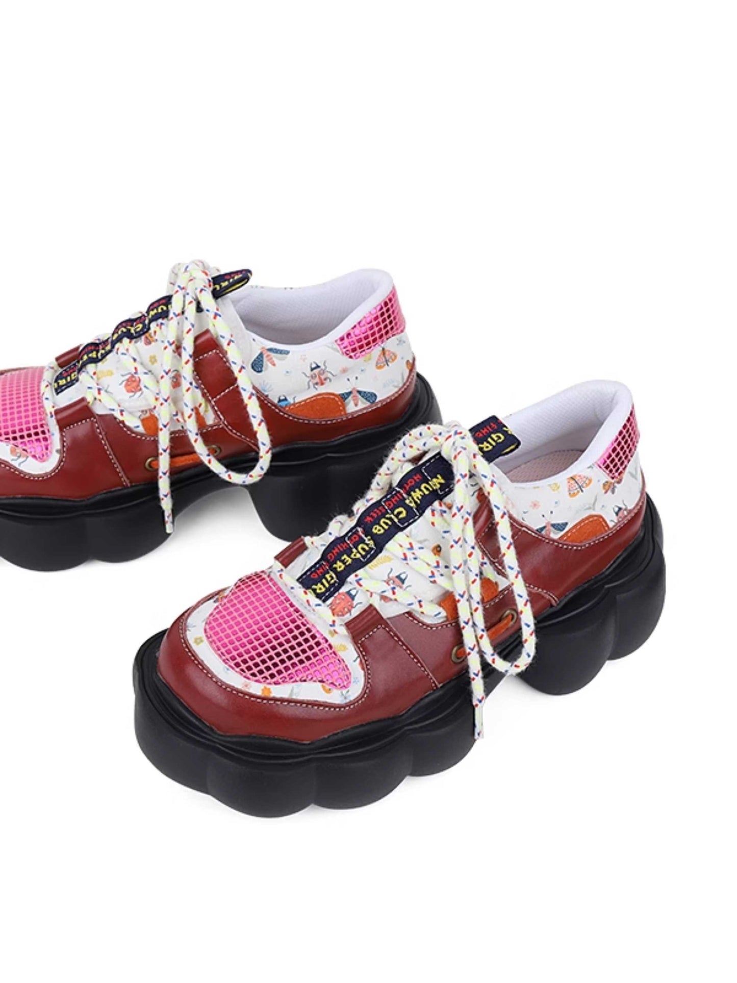 Retro platform shoes