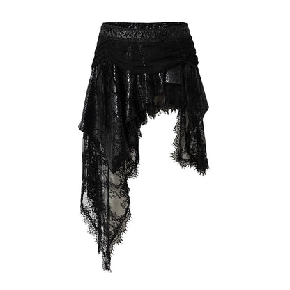 Baroque Velvet Lace Skirt