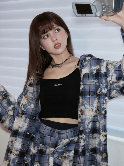 Plaid casual shirt