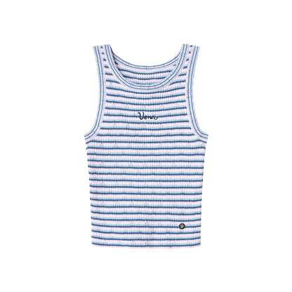 Textured Striped Knit Camisole