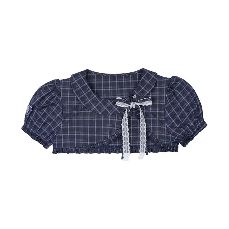 Two-Tone Puff Sleeve Top Set-Up