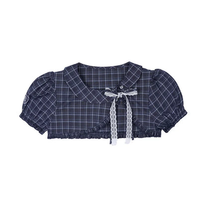 Two-Tone Puff Sleeve Top Set-Up