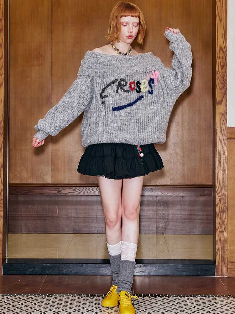 Embroidered sweater