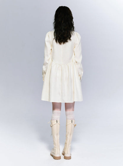 Original Innovative Cream Lily Dress