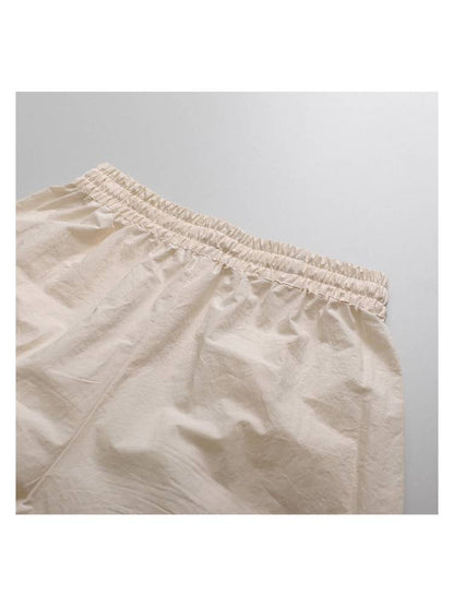 Antique lace cotton shorts