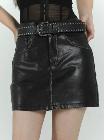 Rivet Skirt Belt