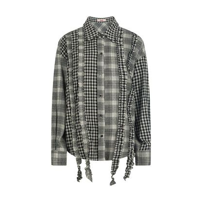 Retro Plaid Casual Loose Shirt