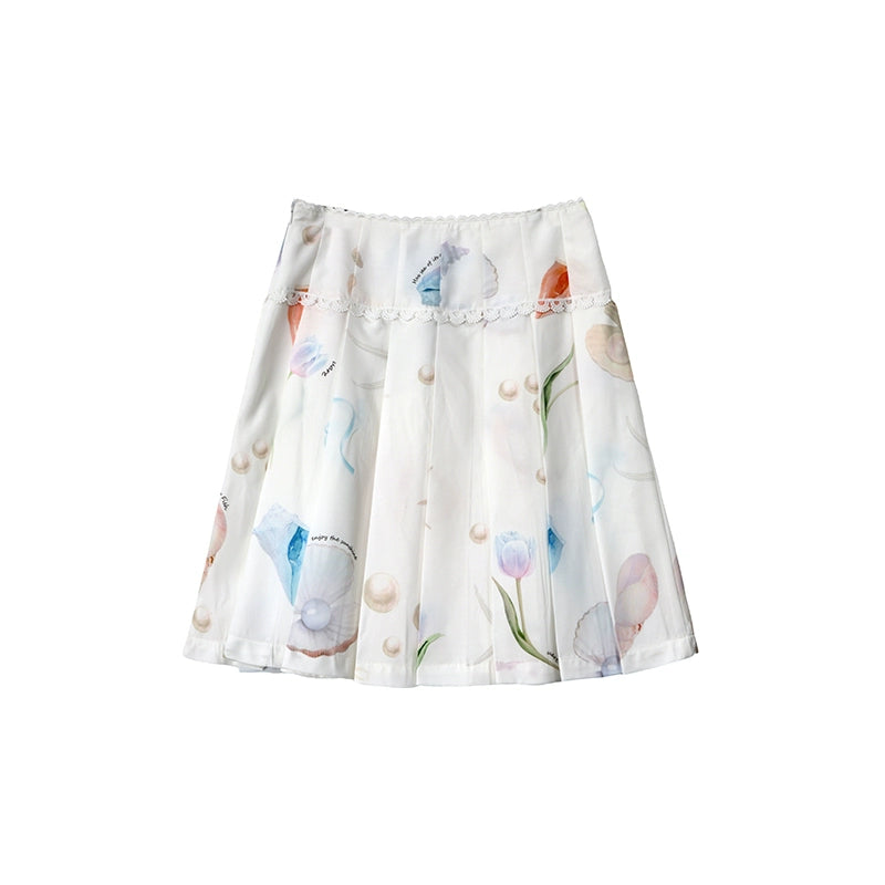 Starfish Pleated Skirt Set-Up