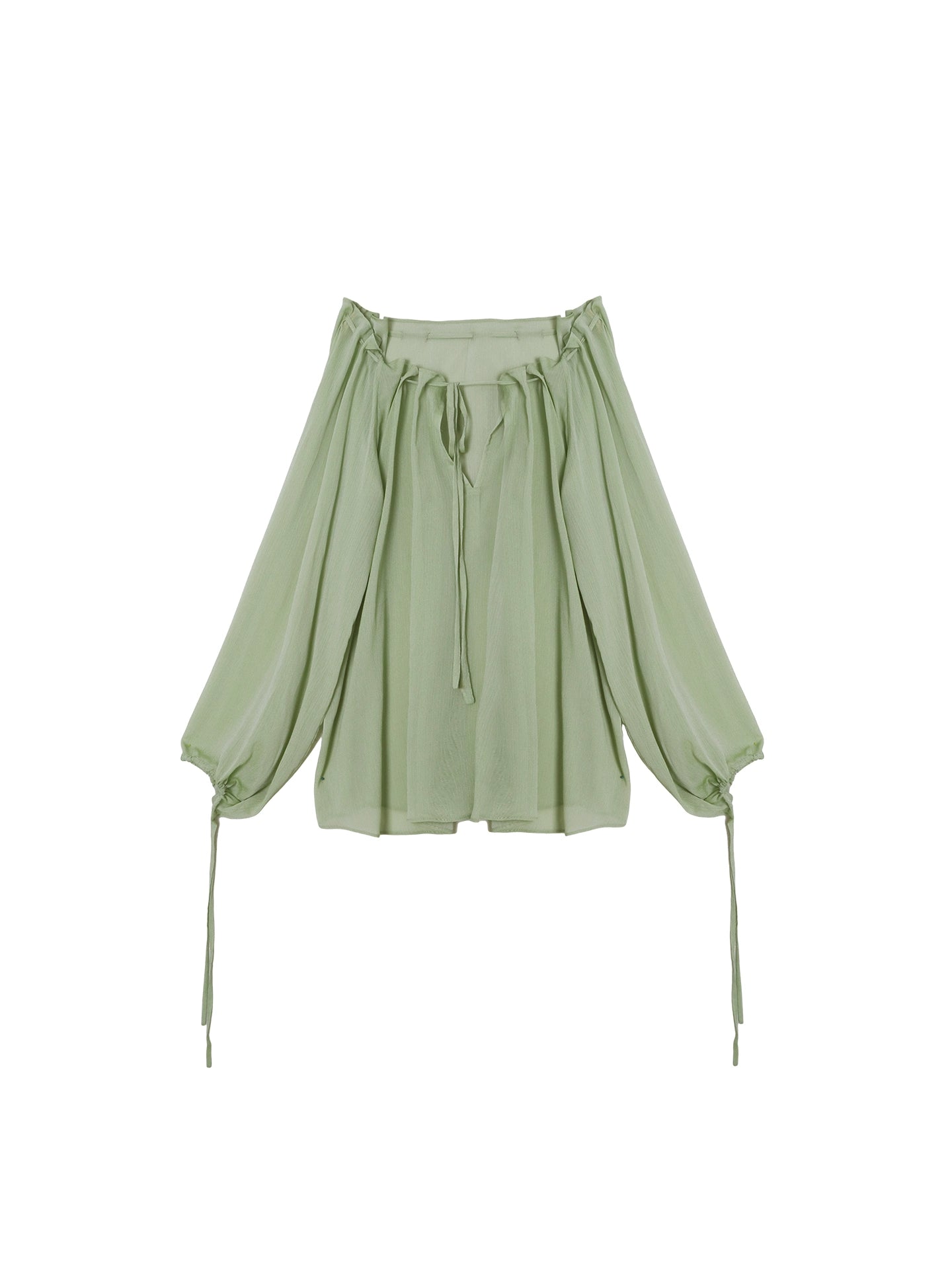 Sunscreen Lace-Up Shirt