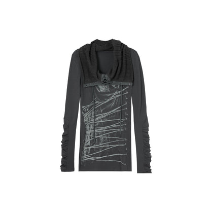 Stacked Collar Knit Top