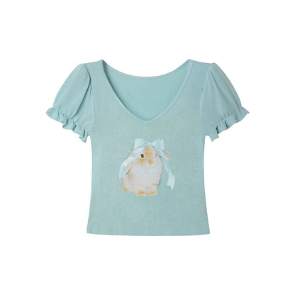 Blue Bunny Tee