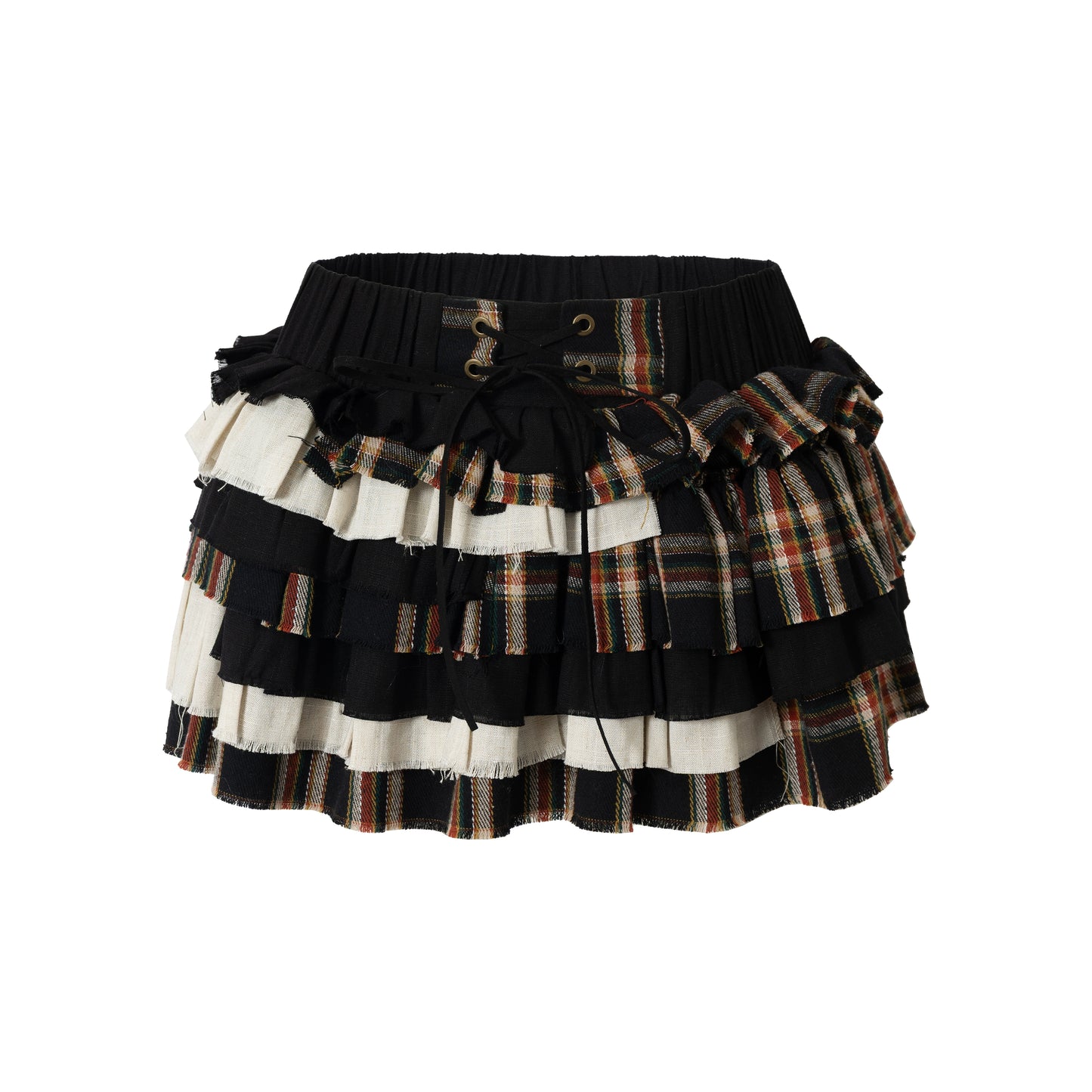 Vintage Rebel Plaid Skirt