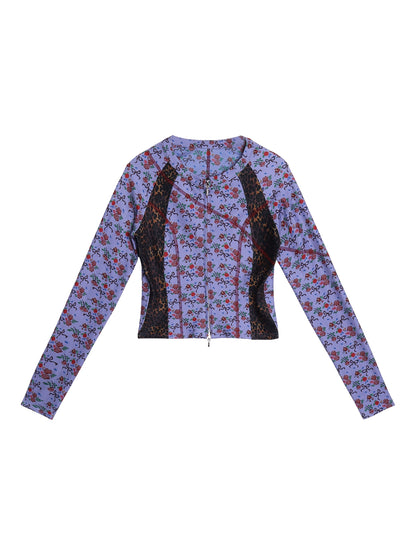 Vintage Leopard Velvet T-Shirt