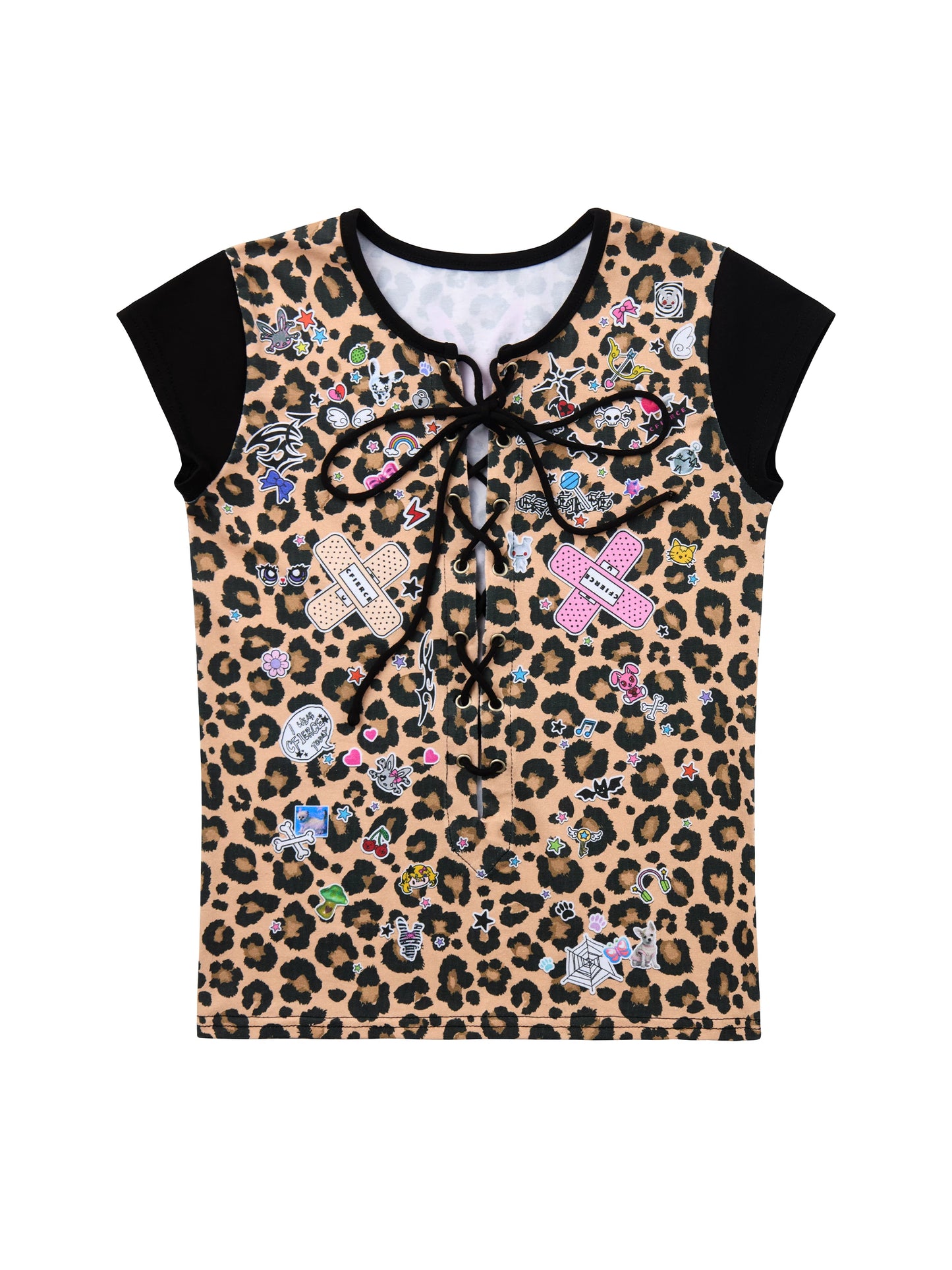 Leopard Print Strappy Top