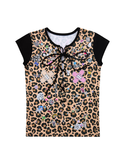 Leopard Print Strappy Top