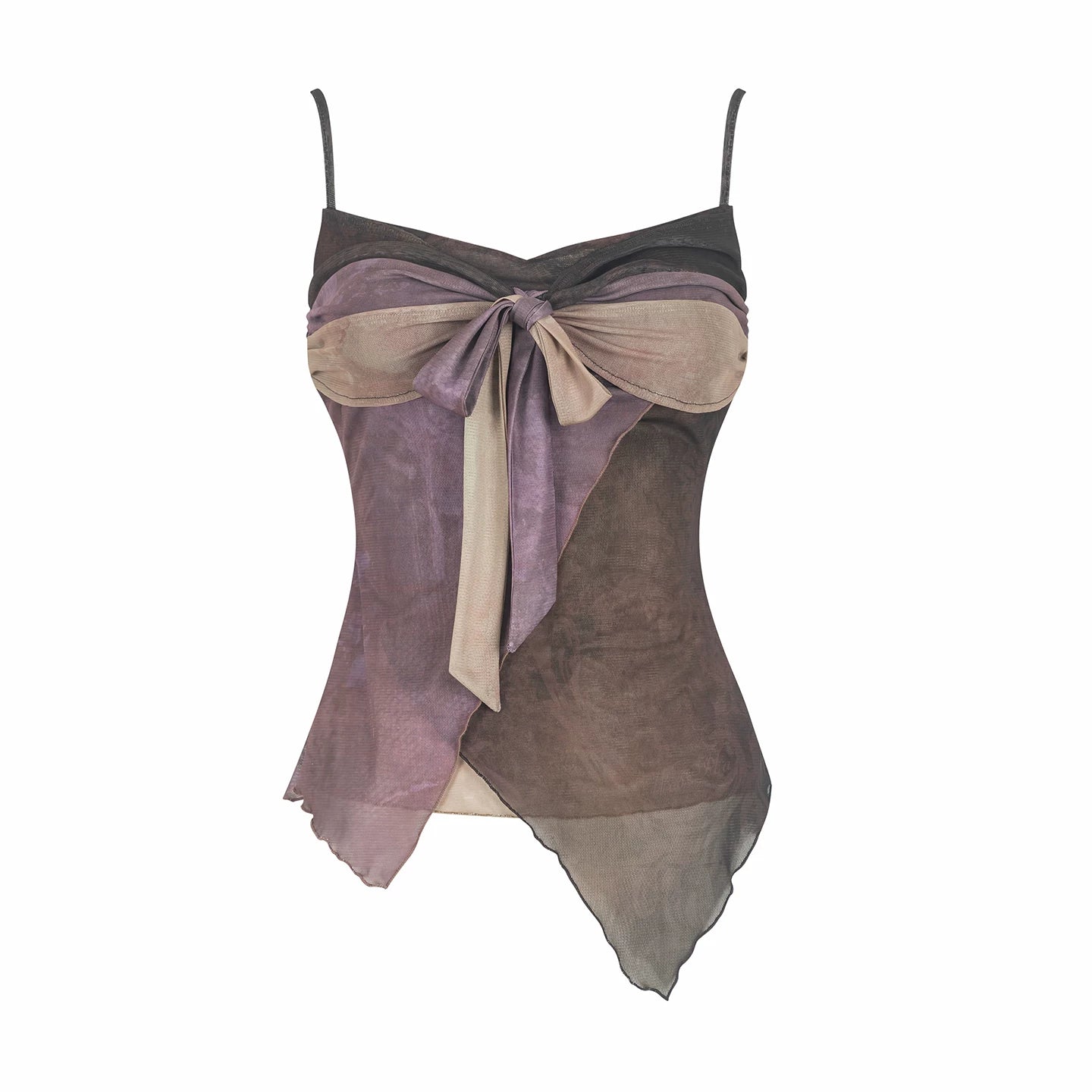 Color-Block Patchwork Camisole