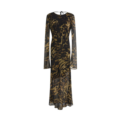 Elegant Leopard Print Dress