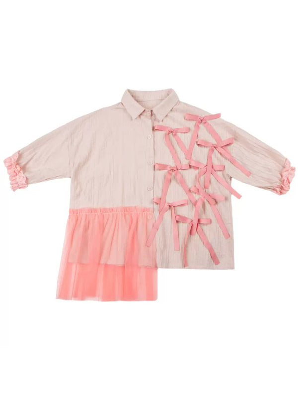 Handmade pink short shirt