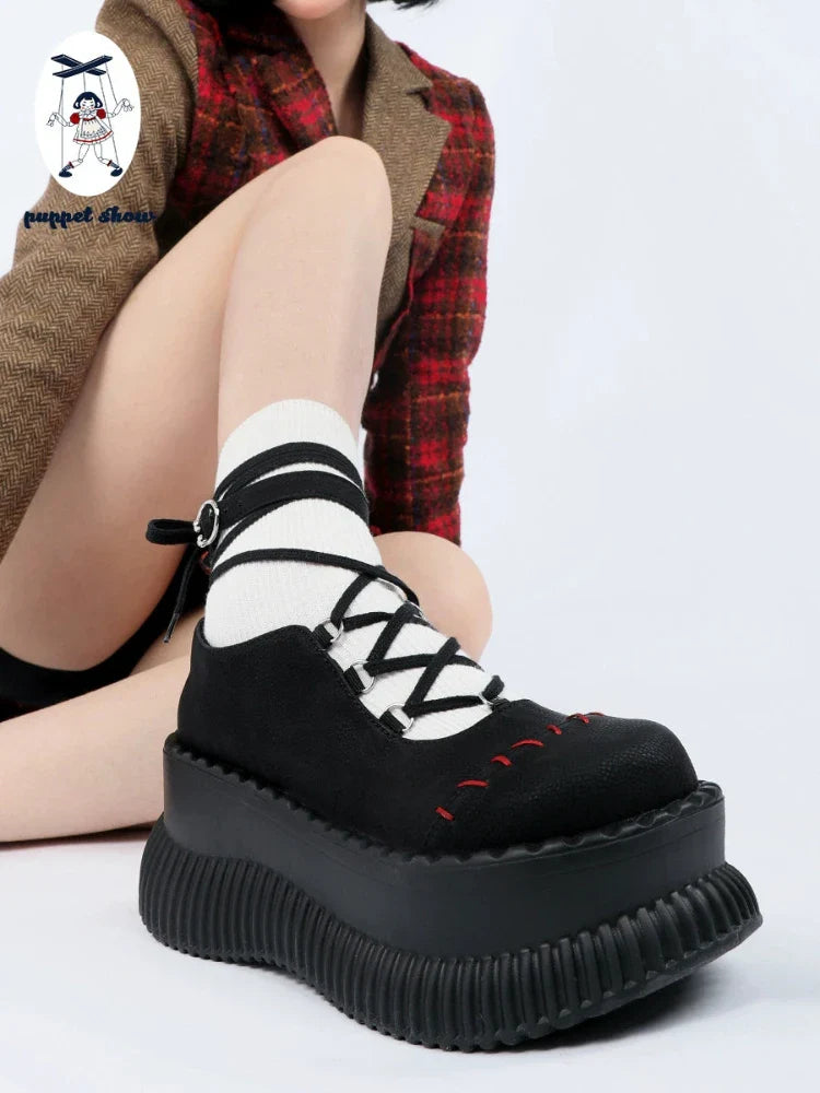 Mary Jane platform shoes