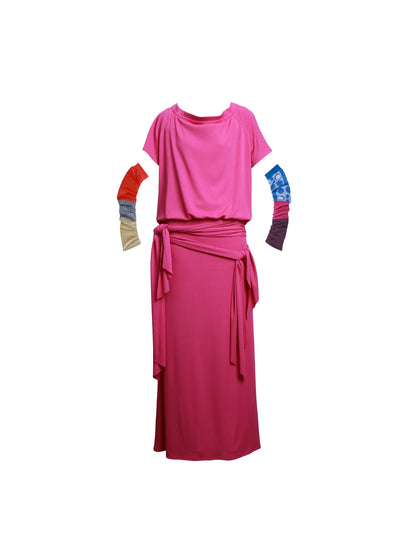 Swing Collar Maxi Dress