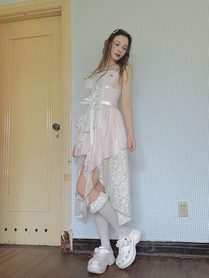 Angel suspender dress