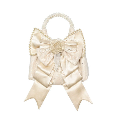 Slavic Satin Bow Handbag