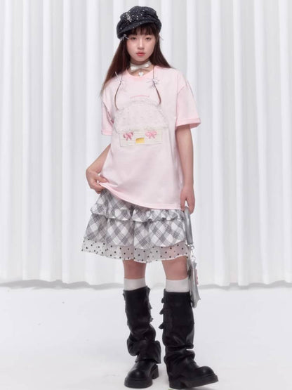 Suspender cake dress