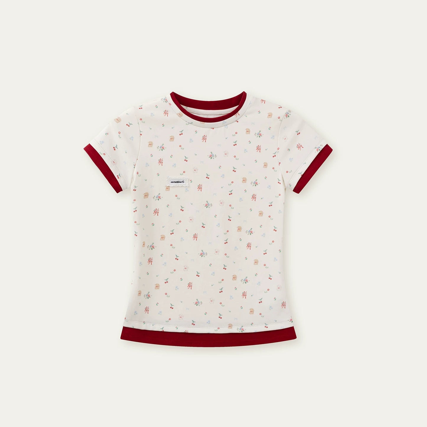 Contrasting Cotton Summer Top