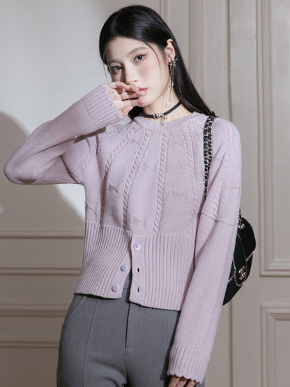 Slim waist sweater