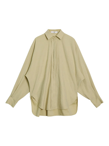 Vintage Brushed Loose Casual Top Shirt