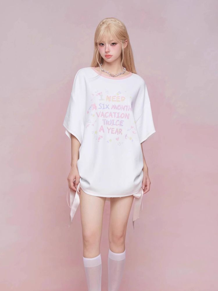 Loose short sleeve T-shirt